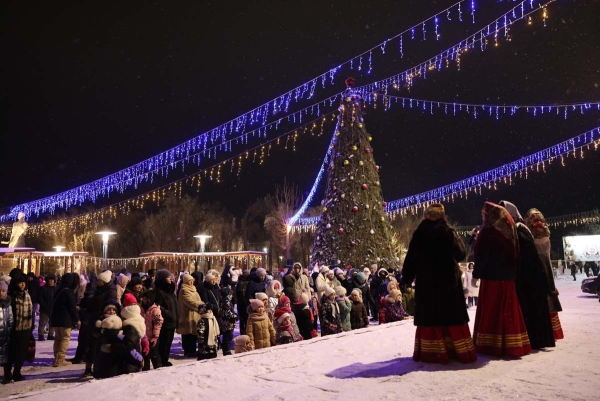Торжественная церемония открытия главной елки